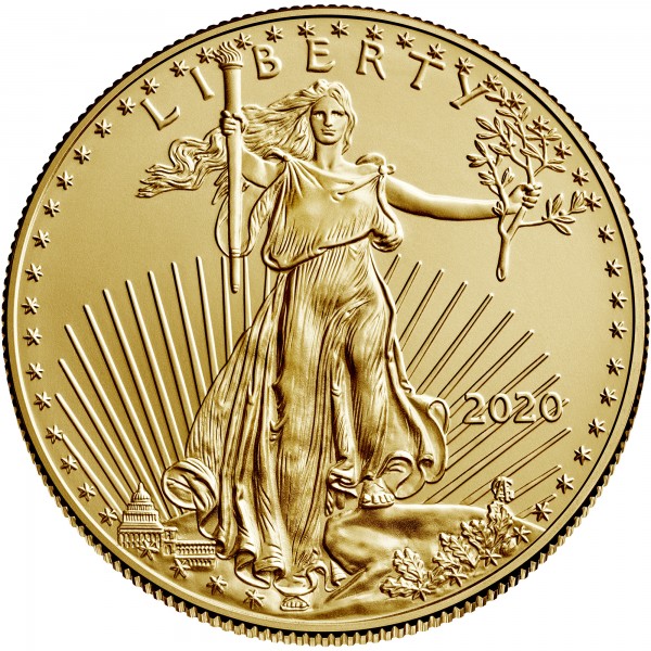 1 Unze American Eagle 2020 Goldmünze