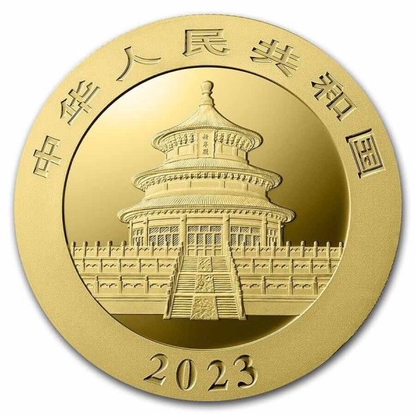 3g Gold China Panda 2023