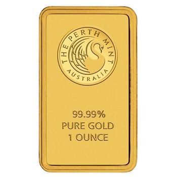 1 Unze Goldbarren Perth Mint - geprägt