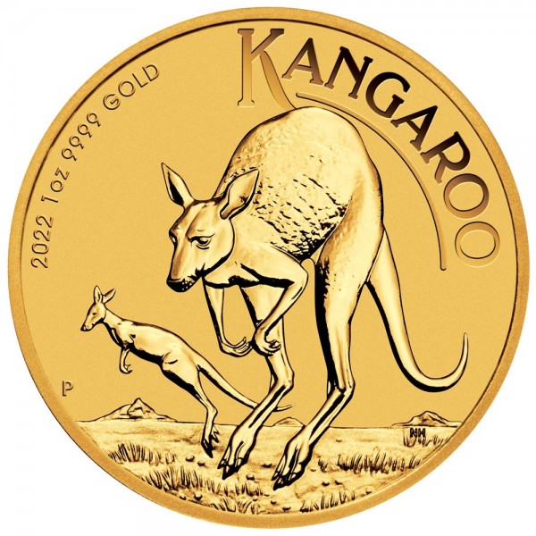 1 Unze Gold Känguru Nugget 2022