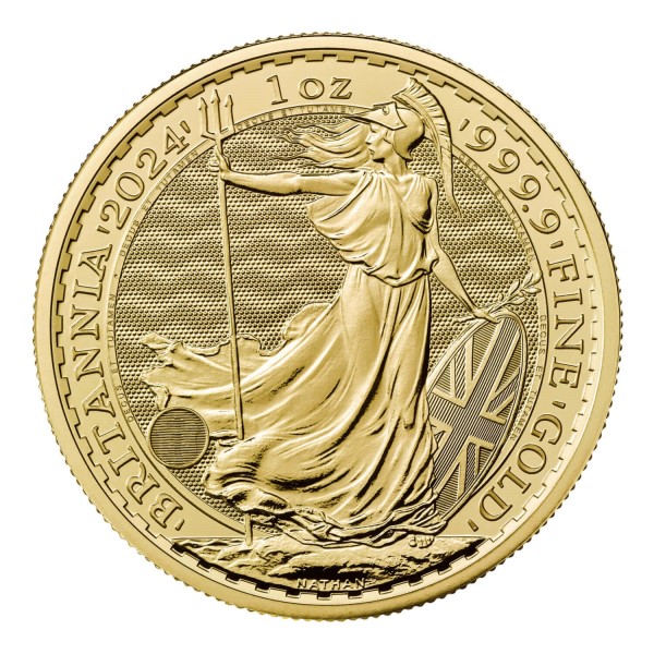 1 Unze Gold Britannia 2024 Goldmünze 999,9