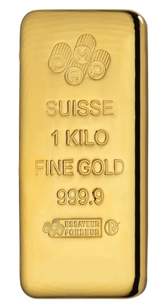1kg Goldbarren PAMP Suisse - Gussbarren