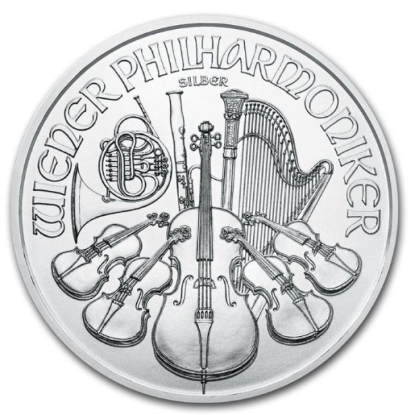 1 Unze Wiener Philharmoniker Silber 2023