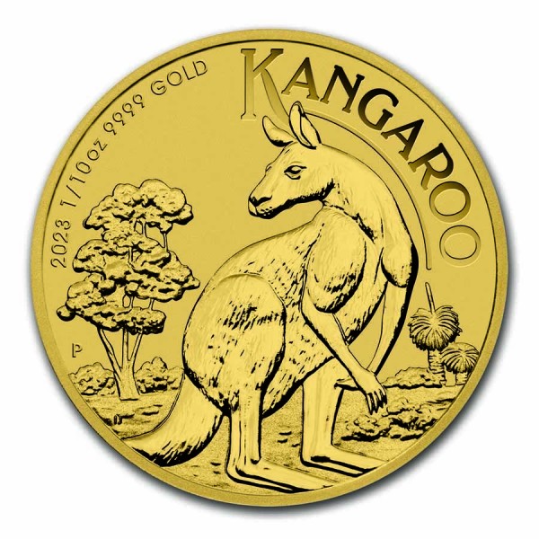 1/10 Unze Gold Känguru Nugget 2023